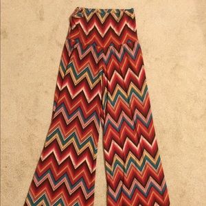 Chevron Palazzo Pants