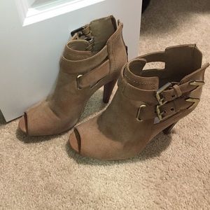 Open toe Booties