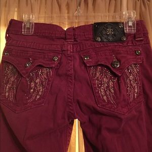 Miss Me skinny jeans raspberry 28/32