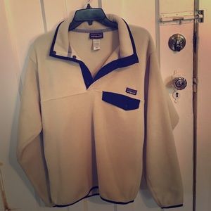 Men's Cream Patagonia Pullover