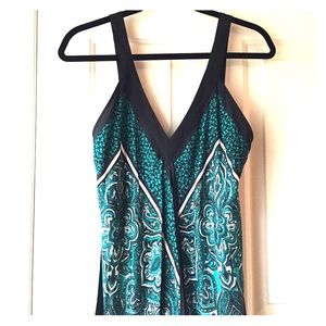 Michael Kors island blue handkerchief dress NWT