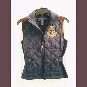 Ralph Lauren Sport Navy Vest