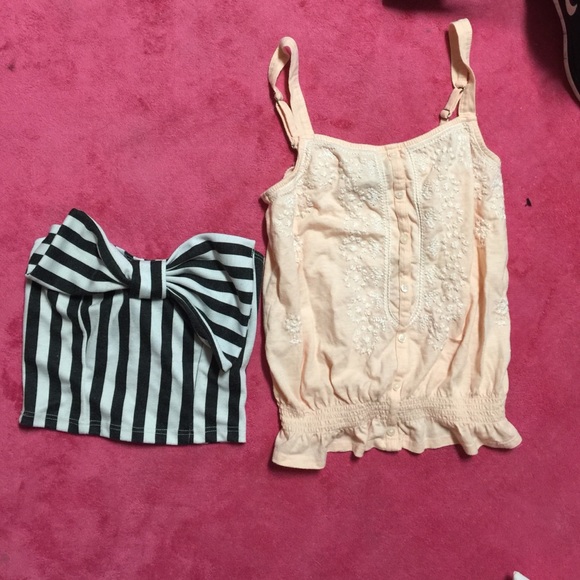 Two cute summer crop tops