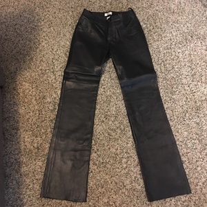 Leather pants