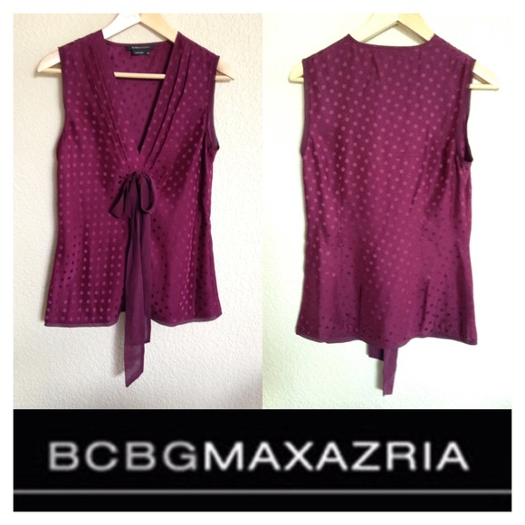 ⛔️SOLD⛔️ BCBG Max Azria Silk Top