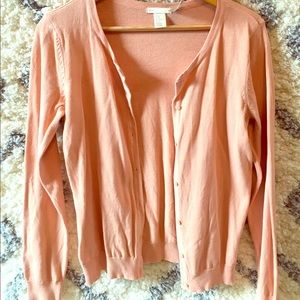 H&M Peach Cardigan