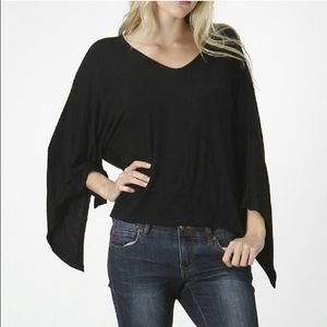 🆕Bellino Clothing Black Asymmetrical Dolman Top🆕
