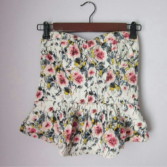 Urban Outfitters Tops - Kimchi Blue Strapless Peplum Top