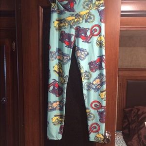 NWOT OS Lularoe Motorcycle Leggings