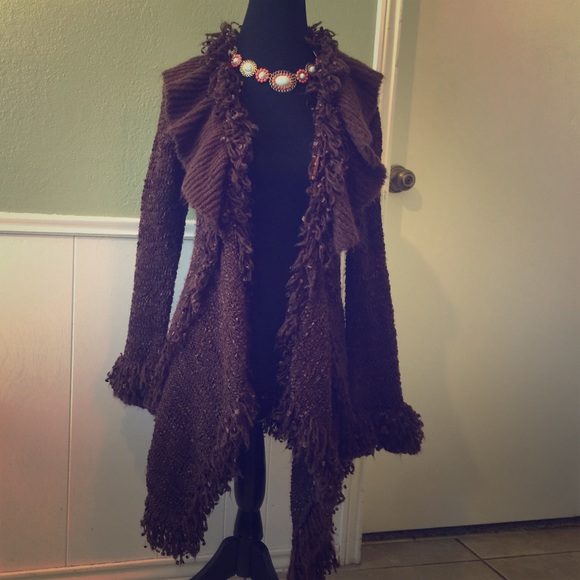 Pretty Angel Sweaters - Big Fluffy Statement Cardigan sweater Cashmere