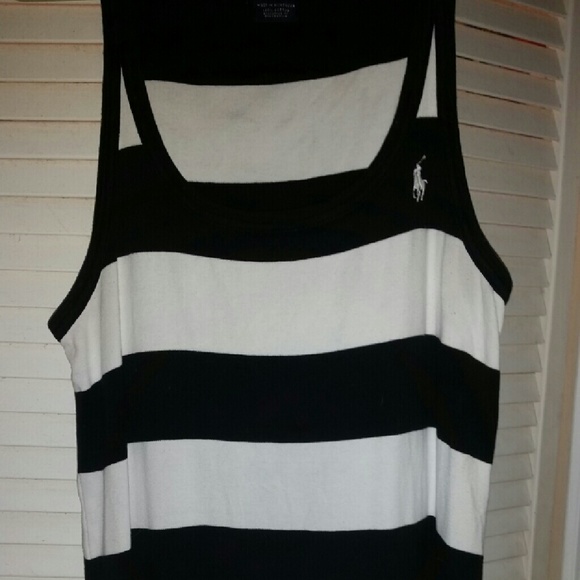 GUC Ralph Lauren blue & white sundress XL