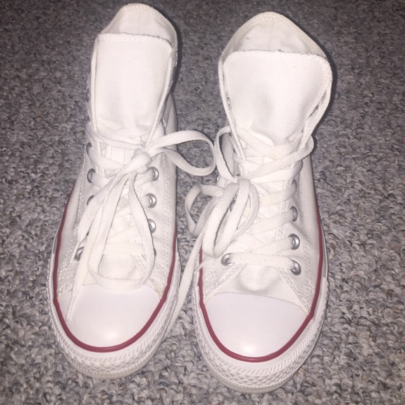 Hightop white converse