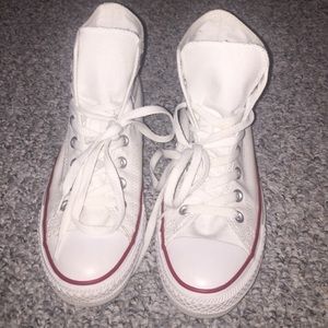 Hightop white converse