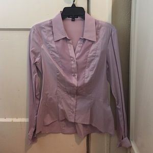 Bebe Peplum Button Up