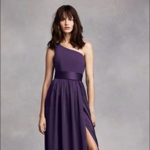Very Wang Plum Bridesmaid/Formal Dress