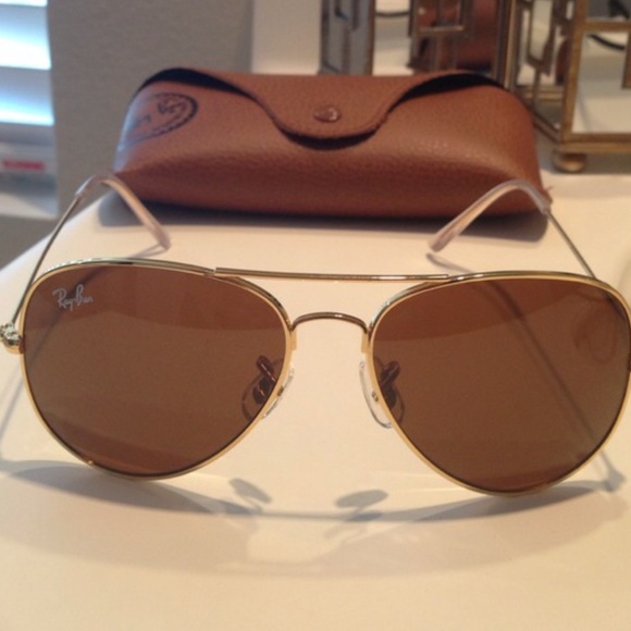 Ray ban aviators sunglasses 62mm large