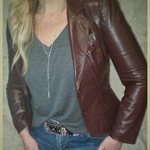 Vintage Leather Blazer/Jacket