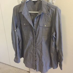 Button down, tunic sleeves