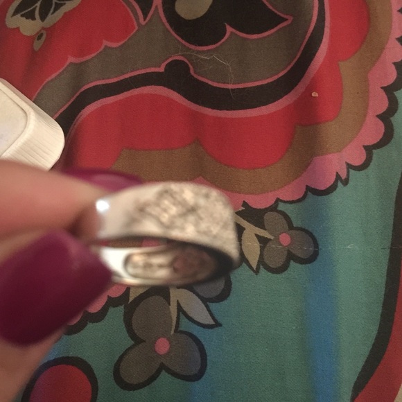 Beautiful sterling lace Cz ring - Picture 4 of 4