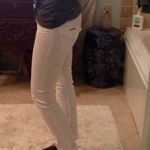 Hudson cuffed white Jean 25