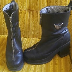 Preloved harley davidson moto boots