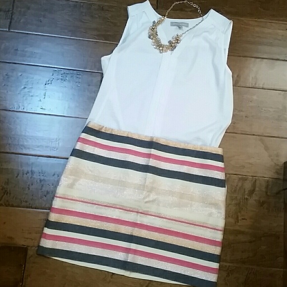 J. Crew Dresses & Skirts - NWT J Crew sparkle striped mini skirt