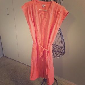 Sleeveless tie dress