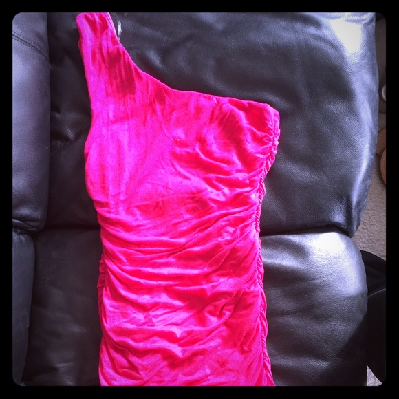 Ruffled pink dress