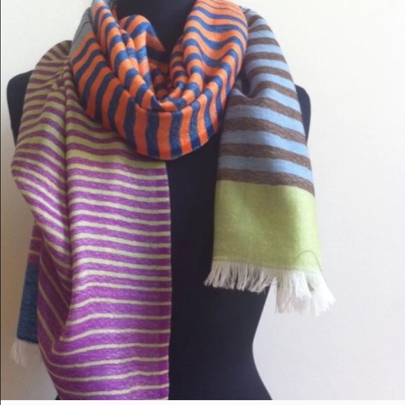 NWT Stripe Scarf by Ahujasons from Anthropologie