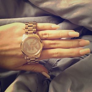 Michael Kors MK crystal face watch