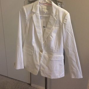 Crisp white blazer