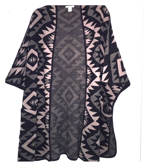 Bar III Aztec cardigan