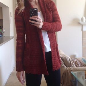 Element burnt orange/reddish knit sweater