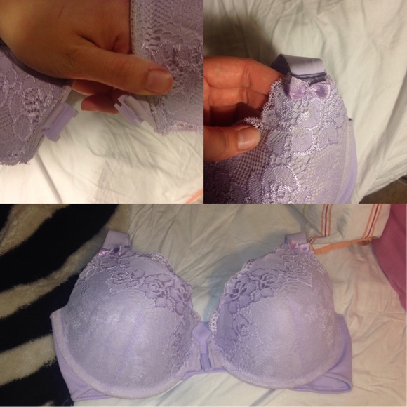 Light purple bra w/ exchangeable straps