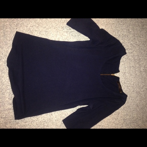 Navy blue shirt