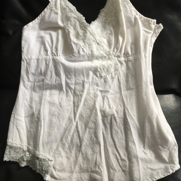 White lace cami