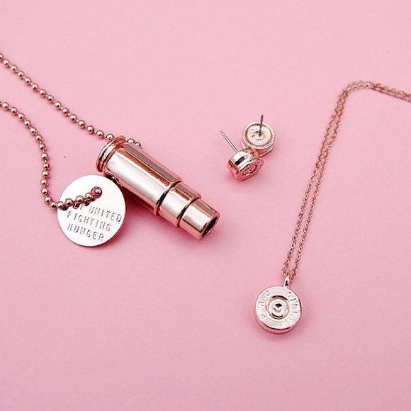 Fighting Hunger Bullet Necklace