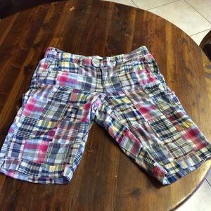 American Eagle plaid Bermuda shorts