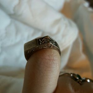 Celtic sterling silver ring
