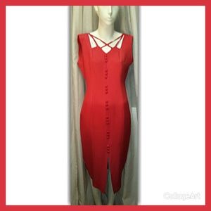 Sexy Red Dress by Dawn Joy Fashions