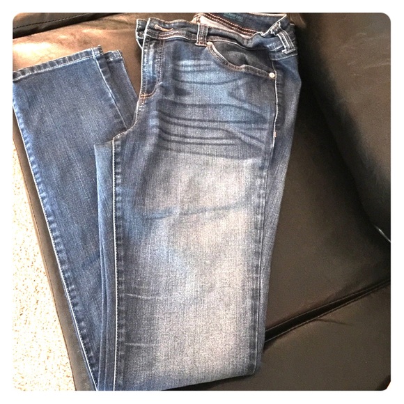 INC Blue Skinny Jeans