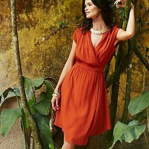 Anthropologie Maeve Noronha Wrap Dress NWT!