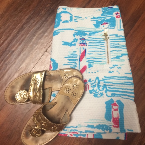 Lilly Pulitzer Tate Skirt in Print: Watch Out