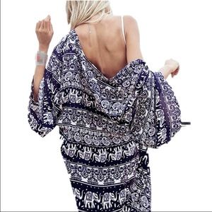 New. Bohemian Kimino coverup