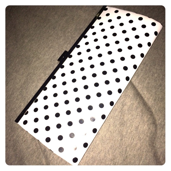 Vintage PolkaDot Clutch