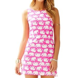 Lilly Pulitzer pink elephant dress
