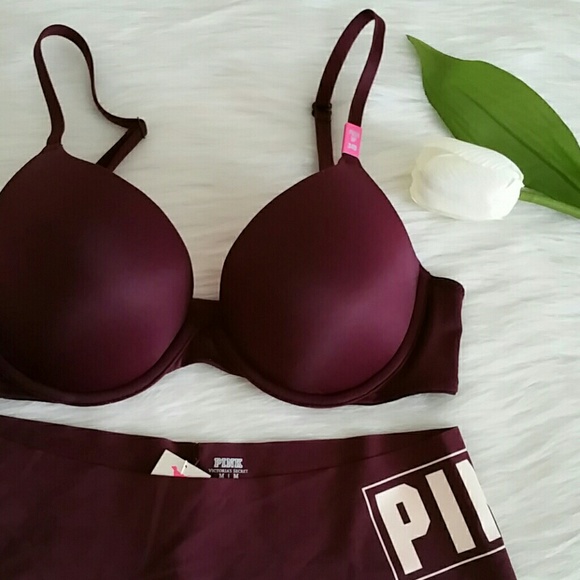 BEAUTIFUL PUSH UP VS PINK BRA + PANTY .NEW - Picture 2 of 4