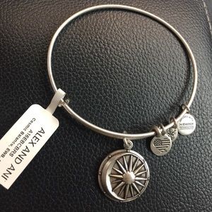 Silver cosmic balance Alex and Ani bangle