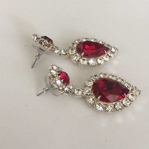 Beautiful ruby earrings - Picture 2 of 2