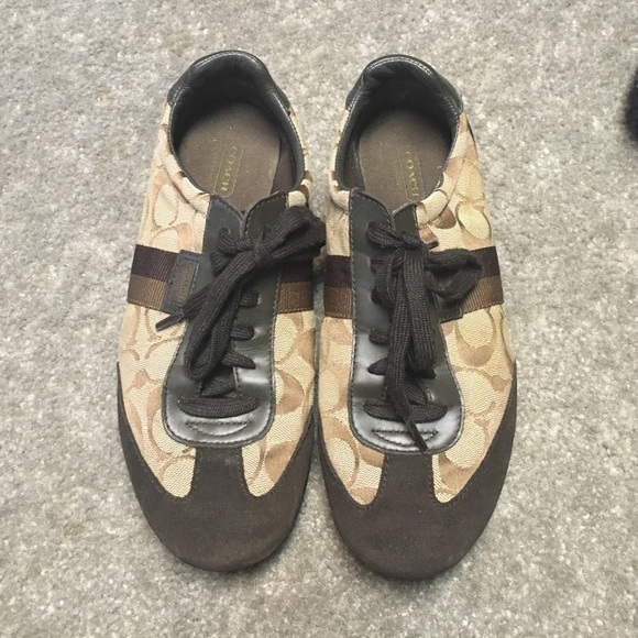 Brown coach sneaker